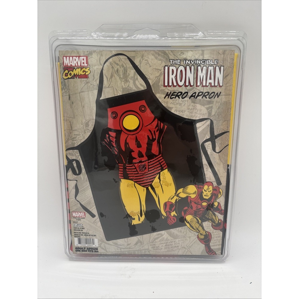Marvel‎ Comics The Invincible Iron Man Hero Apron - Adult One Size Fits All